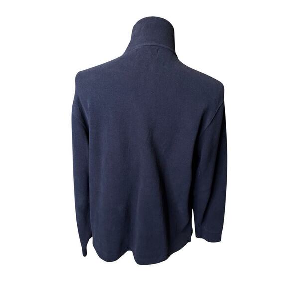 Ralph Lauren Polo Navy Blue Quarter Zip Pullover Sweater Men’s XL 100% Cotton - Picture 6 of 8